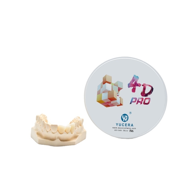 YRC 4D PRO Multilayer Zirconia Blokken voor CAD CAM Tandheelkundig Frezen A2-D4 BL1-BL4