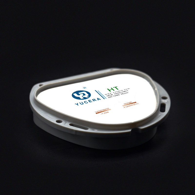 YUCERA 89mm HT Hoge Translucente Cad Cam Tandheelkundige Materialen Fabrikant Tandtechnisch Laboratorium Verbruiksartikelen Zirkoniumoxide Blok Fabrieksprijs