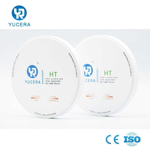High Quality Yucera  Zirconia Dental Block for  Milling Machine