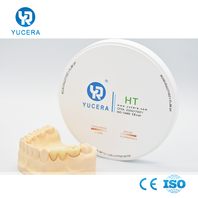 High Quality Yucera  Zirconia Dental Block for  Milling Machine