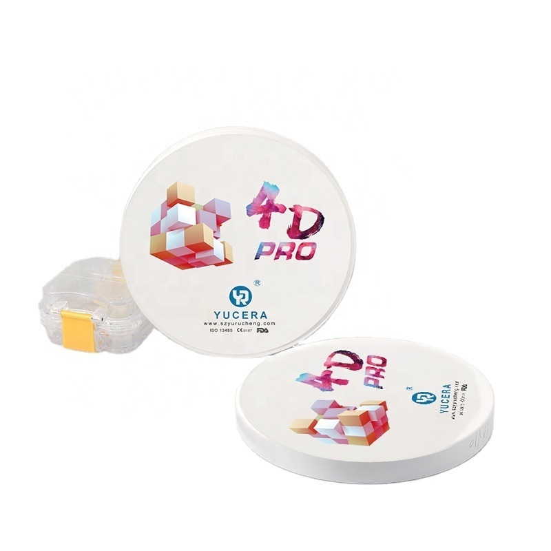 Yucera Super Translucent Zirconia Discs 98mm for Implant Prosthetics Dental Zirconia Teeth
