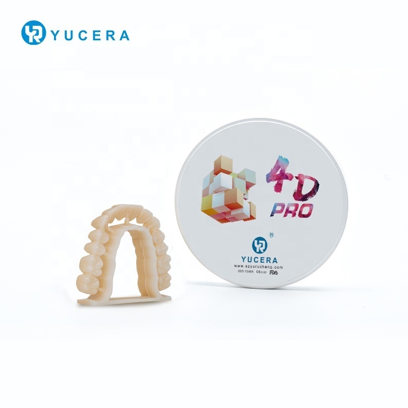 Yucera Excellent Esthetics Good Fit Easy to Color Polish Free Sample for Dentists Dental Zirconia Material