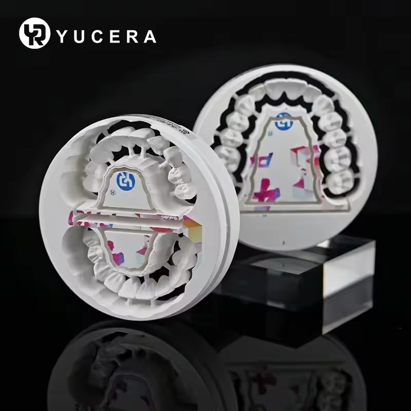Yucera Zirconia Implant Disk Teeth Crowns Blank Ceramic Disc Multilayer Lab Zirconia Block Dental