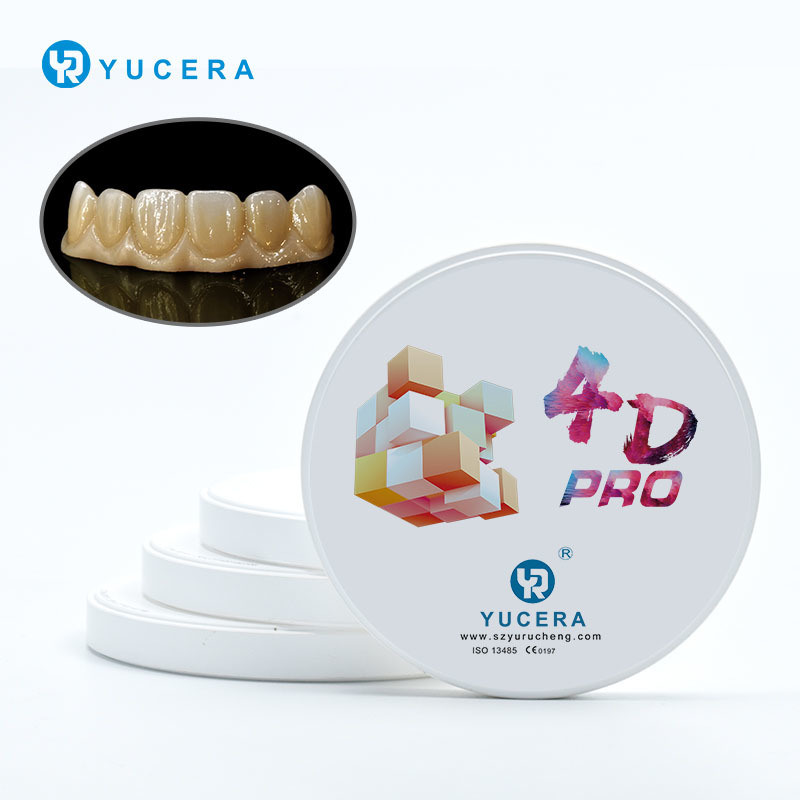 Yucera Zirconia Implant Disk Teeth Crowns Blank Ceramic Disc Multilayer Lab Zirconia Block Dental