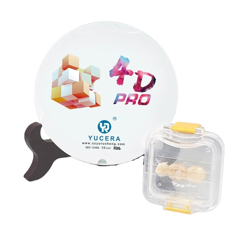 YUCERA 4D PRO Zirconia Block Dental Laboratory Supplies 4D Zirconio Multilayer Disc for Full Arch
