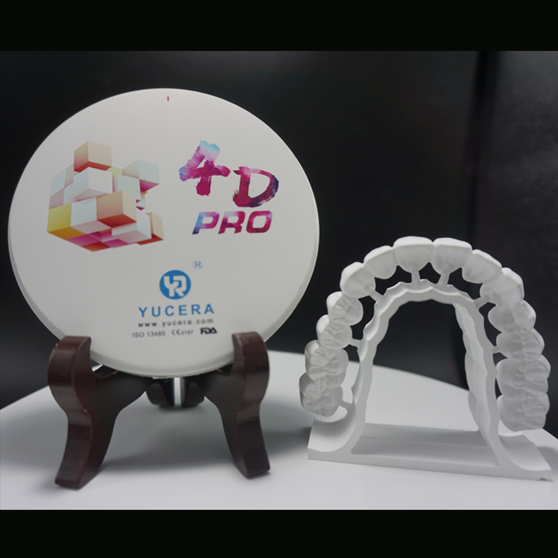 YUCERA 4D PRO Zirconia Block Dental Laboratory Supplies 4D Zirconio Multilayer Disc for Full Arch