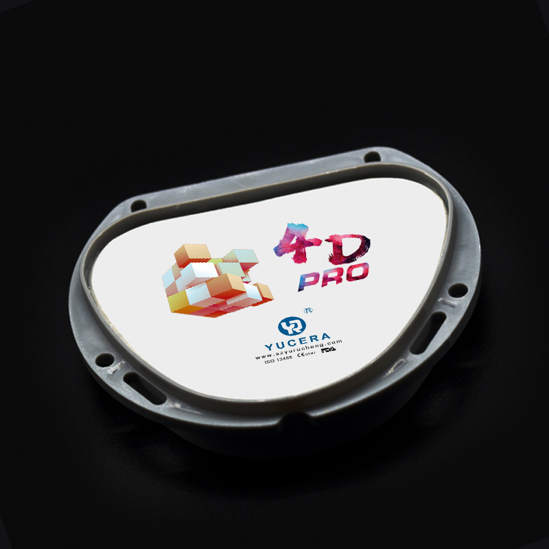 43%-57% Translucency 700-1200 MPa Bending Strength YUCERA Dental 89mm CAD/CAM 4D Pro Multilayer Zirconia Block