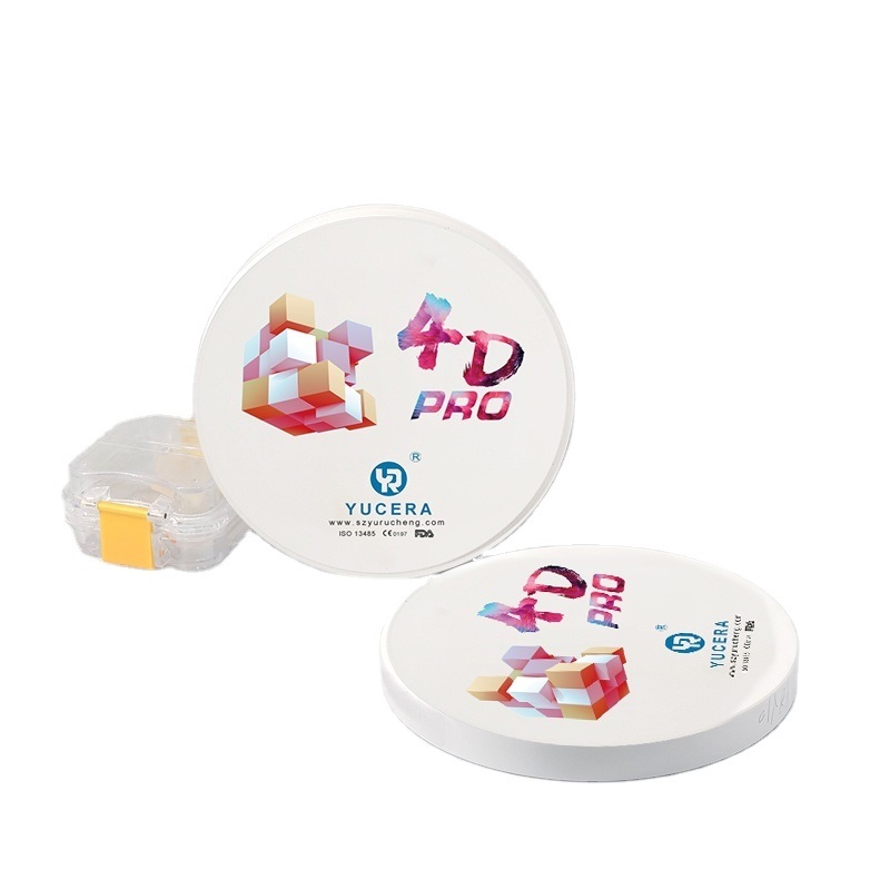 Yucera 4D Pro Multilayer Dental Zirconia Ceramics Open System 98mm for Dental Lab and Cinic