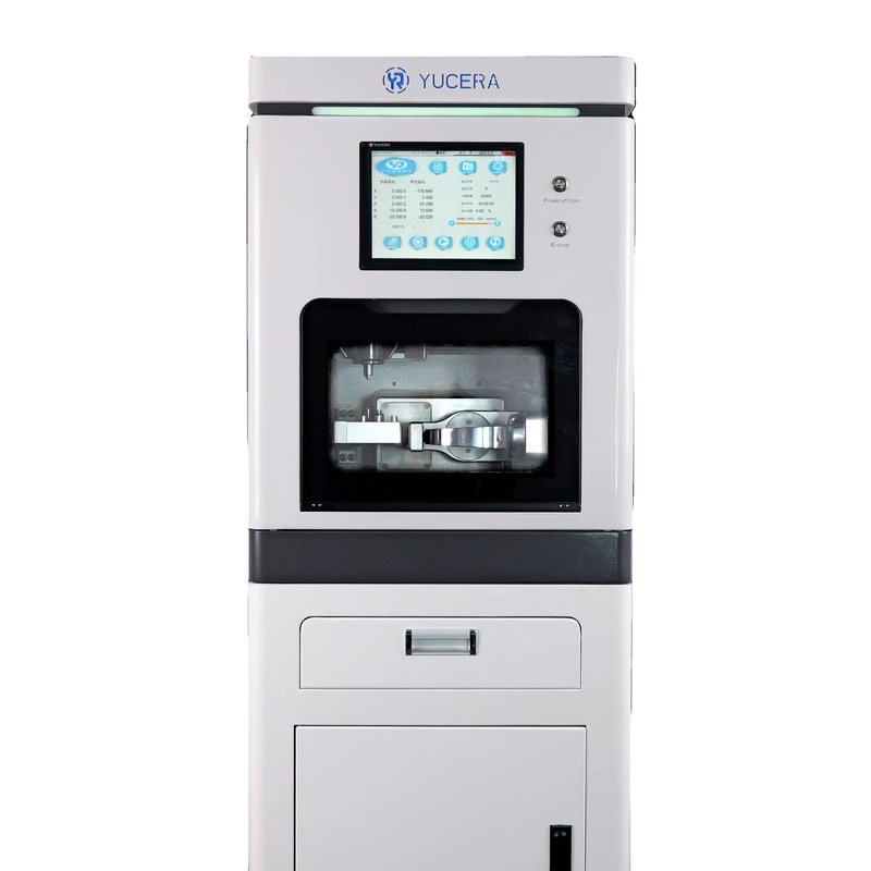 Yucera Factory Price CADCAM Dental 5axis Wet Milling Machine Vertical Milling Equipment for Titanium Disc,PMMA,Lithium,Premill