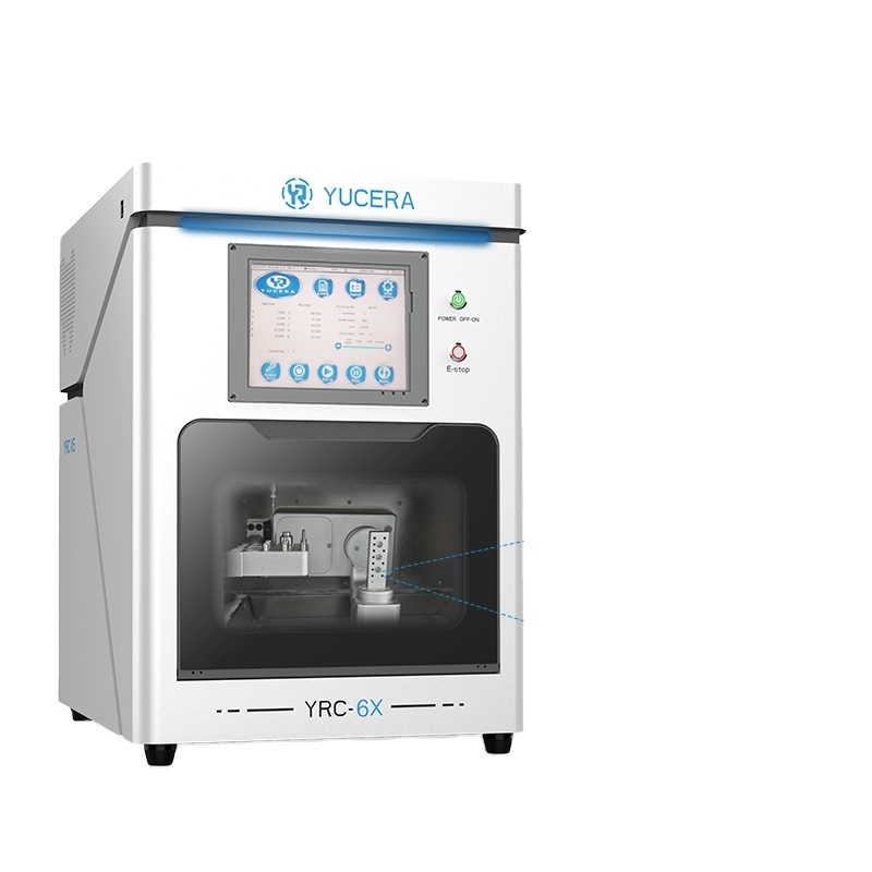Yucera 6X 5 Axis Wet Milling Machine for Dental Clinic and Dental Lab Dental Milling Equipment