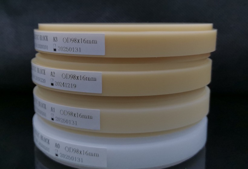 Yucera Pmma Multilayer 98mm Tandheelkundige Materialen Producten CAD CAM Pmma Schijf