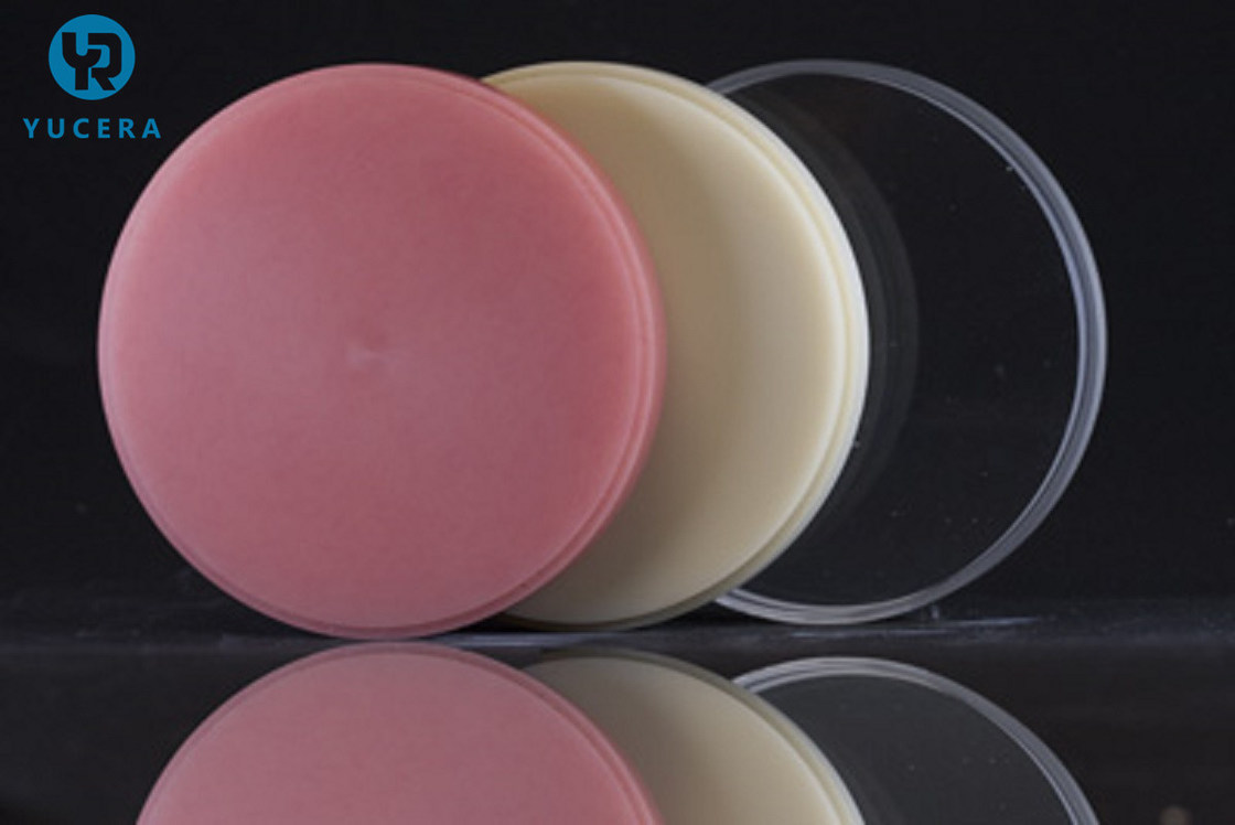 Tandheelkundige verbruiksartikelen Cad Cam Frezen Pmma Puck voor Tandtechnisch Laboratorium Tandheelkundige Hars Acryl Schijf Tandheelkundige Pmma Blok Tijdelijke Prothese