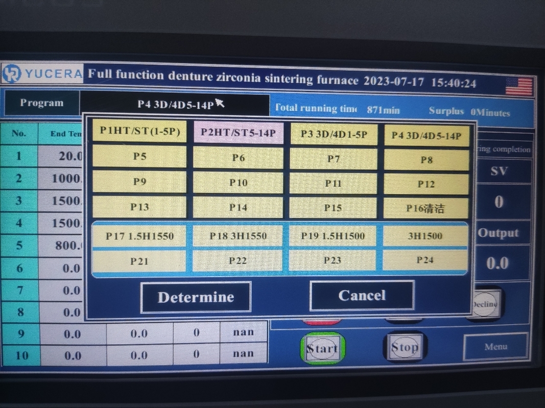 Beste Prijs YUCERA F10+ Zirkoniumoxide Sinteroven Sinteroven Tandheelkundige Laboratoriumapparatuur voor Tandheelkundig Laboratorium