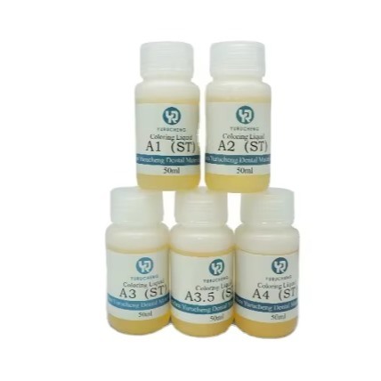 Unieke Smile Solutions Yucera 18-kleuren Keramische Zirkoniumoxide Kleurkit Natuurlijke Gloed voor Tandtechnische Laboratoriumcreaties