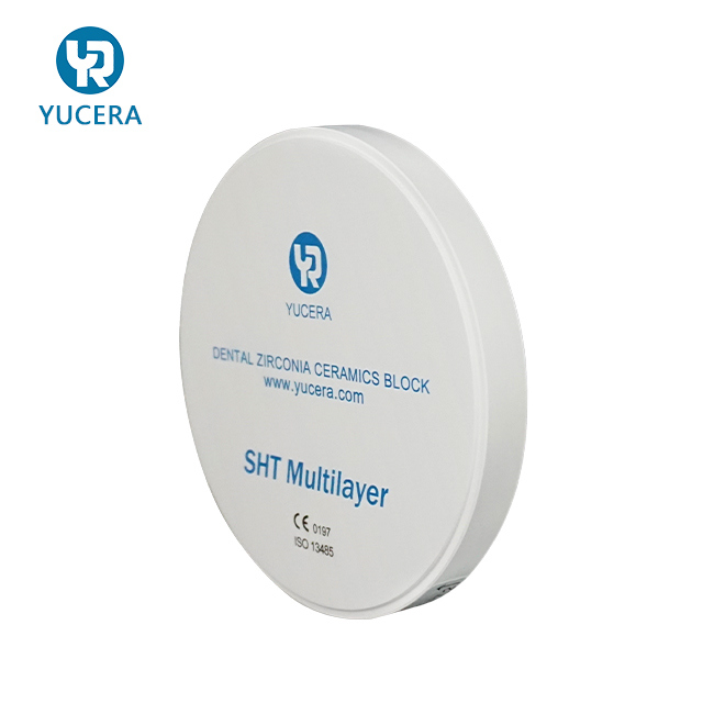 YUCERA SHT Zirkonium 46% Translucentie voor Natuurgetrouwe Facings & Kronen | 98mm Schijf
