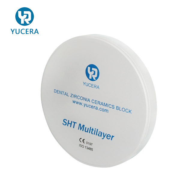 YUCERA SHT Zirkonium 46% Translucentie voor Natuurgetrouwe Facings & Kronen | 98mm Schijf