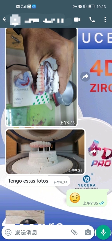 Yucera 4D Pro Zirconia Blok voor Professionele Tandtechnische Laboratoria, met Meerdere Specificaties Beschikbaar Kwaliteit Gegarandeerd