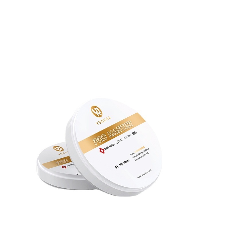 Yucera Pro Master Super Duurzame Tandheelkundige Zirkoniumblok Compatibel met CAD CAM Systeem voor Precieze Restauratie